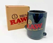 😎RAW ROLLING PAPERS WAKE UP COFFEE CUP🔥 TEA MUG CONE HOLDER RAWTHENTIC!