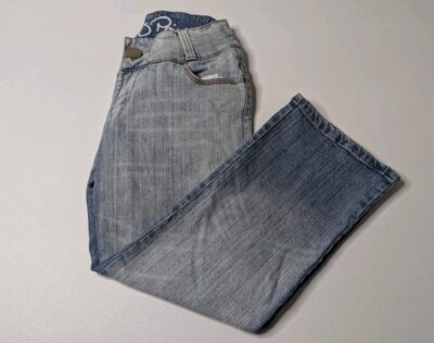 Sisters Point Jeans Women's 24 M Blue Denim Faded