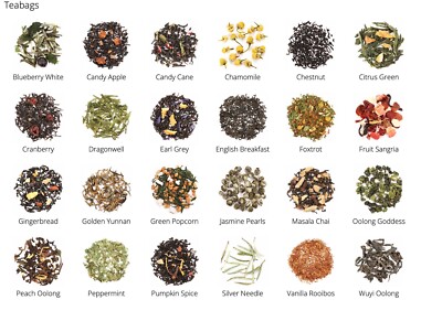 Adagio Teas Countdown to Christmas Advent Calendar 24 Tea Bags Holiday New  | eBay