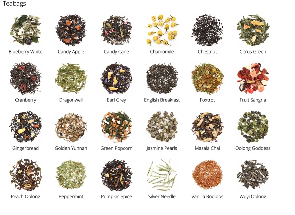 Adagio Teas Countdown to Christmas Advent Calendar 24 Tea Bags Holiday New - Image 4 of 4