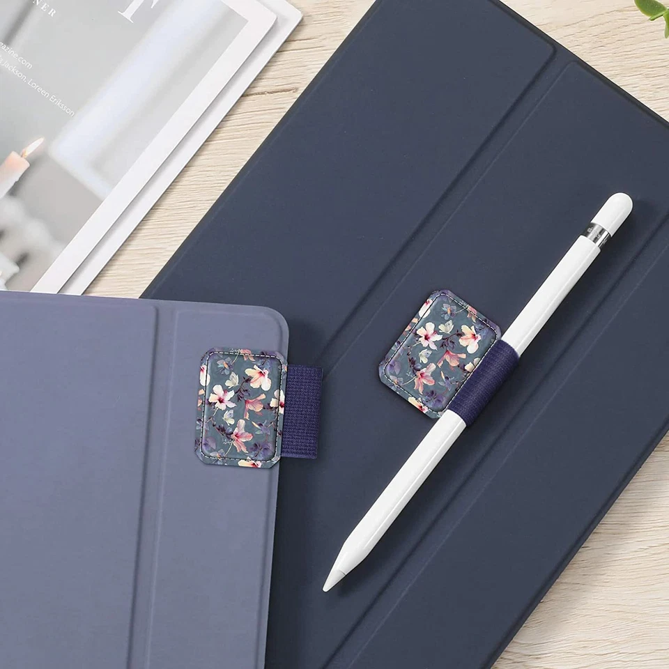 (4 Pack) Pen Loop Holder for Apple Pencil 1st & 2nd Gen Elastic Adhesive Sleeve - Image 2 of 4