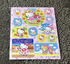 2012 Hello Kitty Sticker Sheet Officially Licensed Sanrio Japan Exclusive Kawaii
