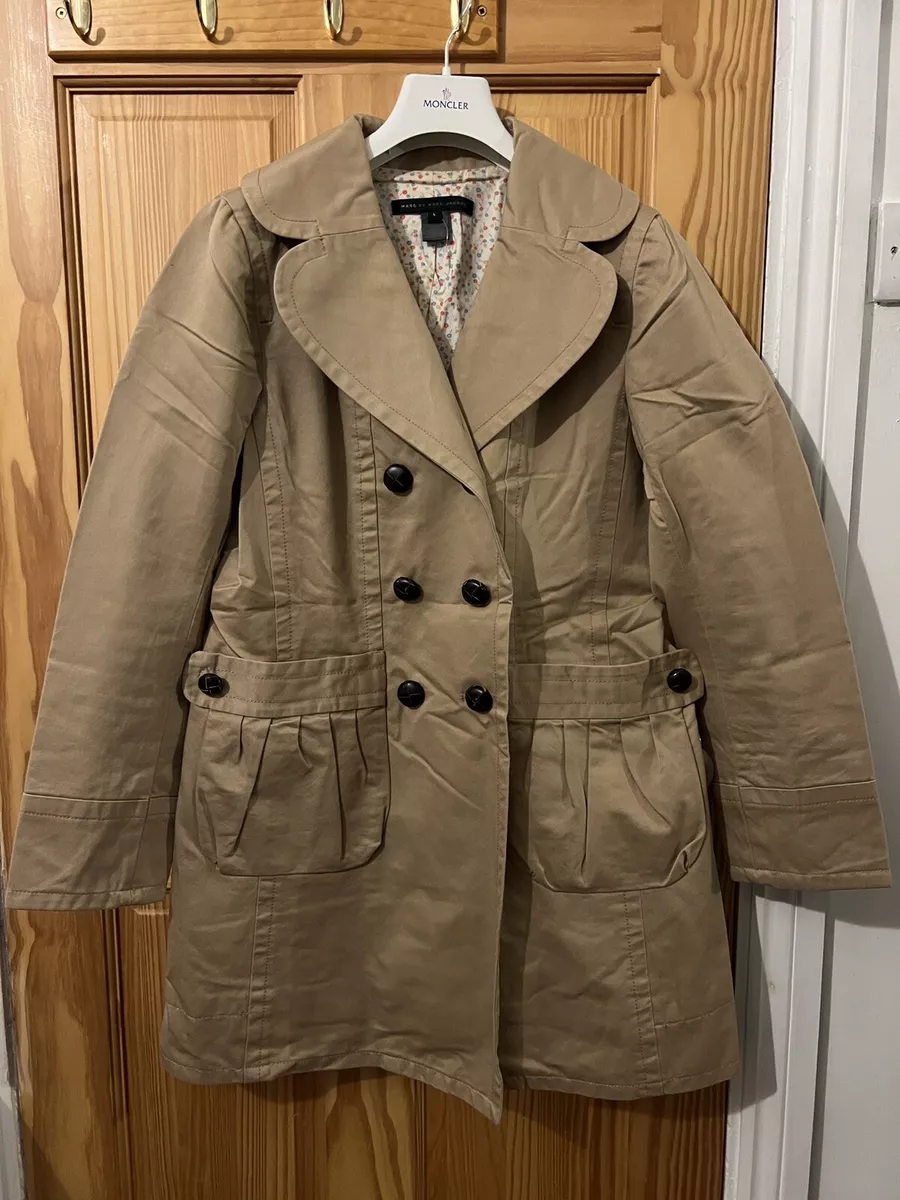 Marc By Marc Jacobs Biege Trench Coat Size Large In Perfect Condition