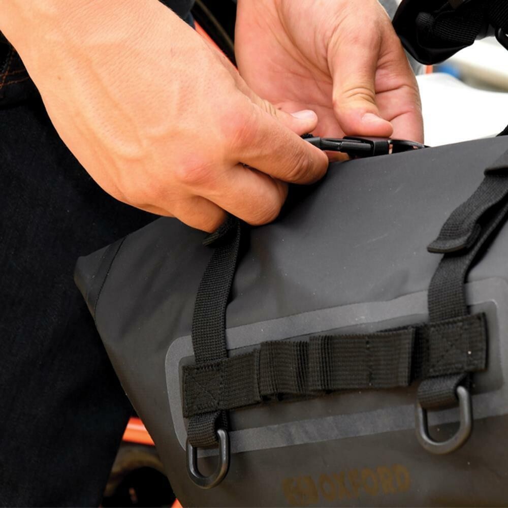 Oxford Aqua P32 Waterproof Motorcycle Panniers Roll Top Saddle Bags