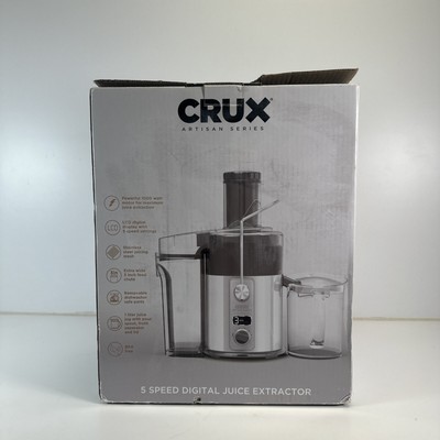 Juicer Machine Crux Speed Juicer CRUX Artisan Series Speed Digital