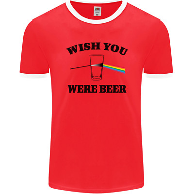 Wünschen You Were Beer St Patricks Day Alkohol Herren Ringer Maglietta Fotl