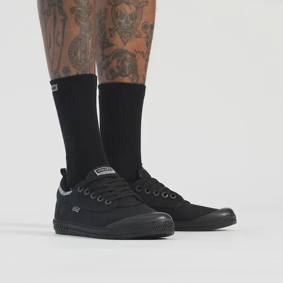 Dunlop Volley International Low Black Shoes - Mens US 13, UK 12 -  New w/ Tags Foto 2 de 4