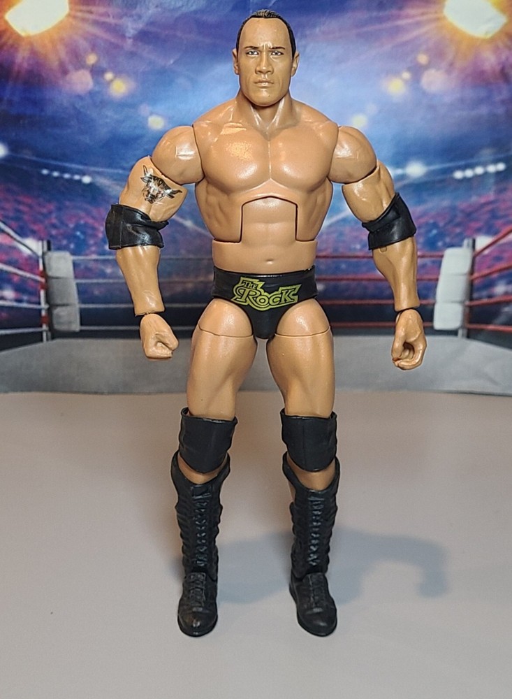 Mattel WWE Elite Collection Wrestlemania 39 The Rock Wrestling Figure