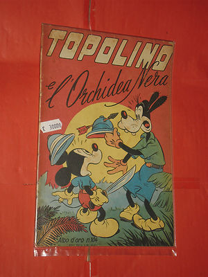 GOLD BOOK NO. 104-b-original -1947-1st series-DISNEY MONDADORI-black orchid mouse