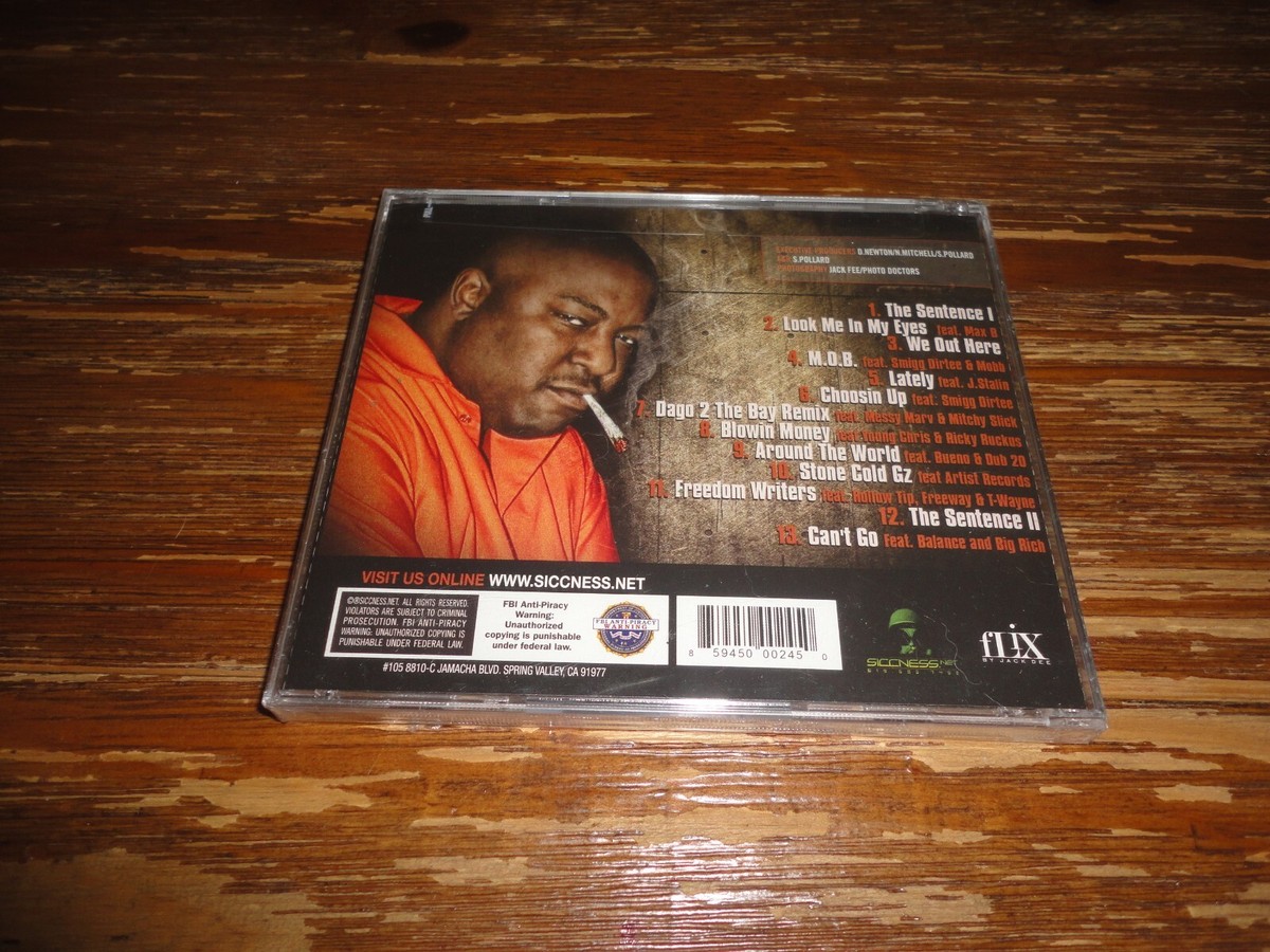 「THE JACKA - Of The Mob Fingaz」新品未開封 The Jacka Of The Mob Figaz Cd 2002 AKBR Records Promo Disc