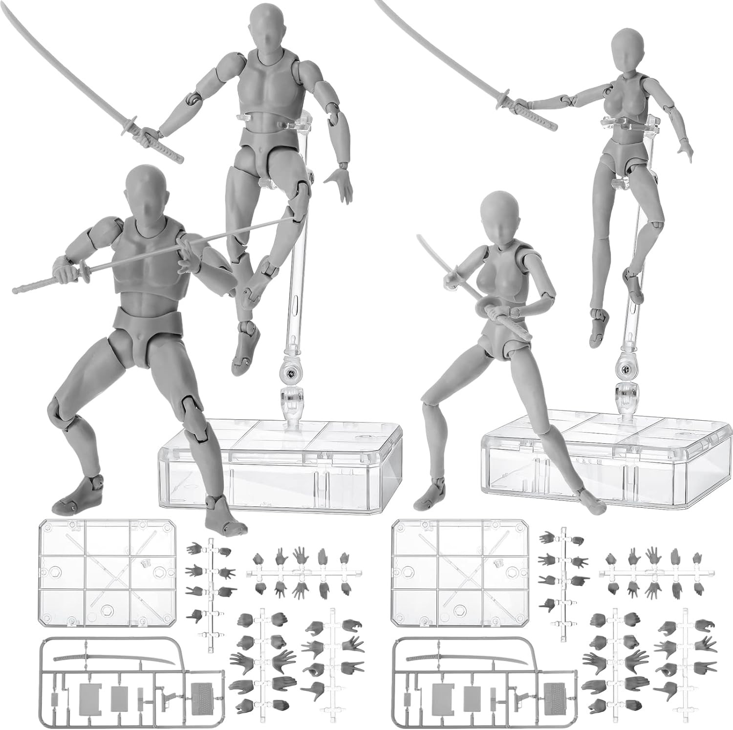 S Action Figures Body Artists Pvc Figure Model Drawi