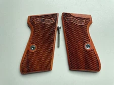 Grip for Walther ( .380 ACP) PPK/S Grip, all Checkered Hardwood Handmade grips