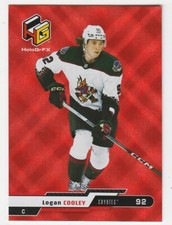 HOCKEY NHL 23 /24 UD EXT HOLOGrFx LOGAN COOLEY ARIZONA COYOTES  ROOKIE #HG-13