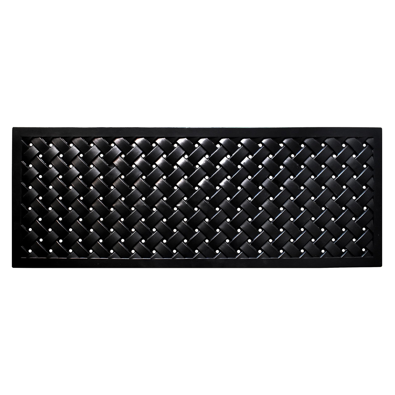 900072448 Hampton Weave Rubber Doormat, 24