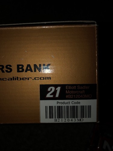 2001 Elliott Sadler #21 Motorcraft Taurus 1/24 Team Caliber Bank Diecast 4 Of756 - Picture 7 of 8