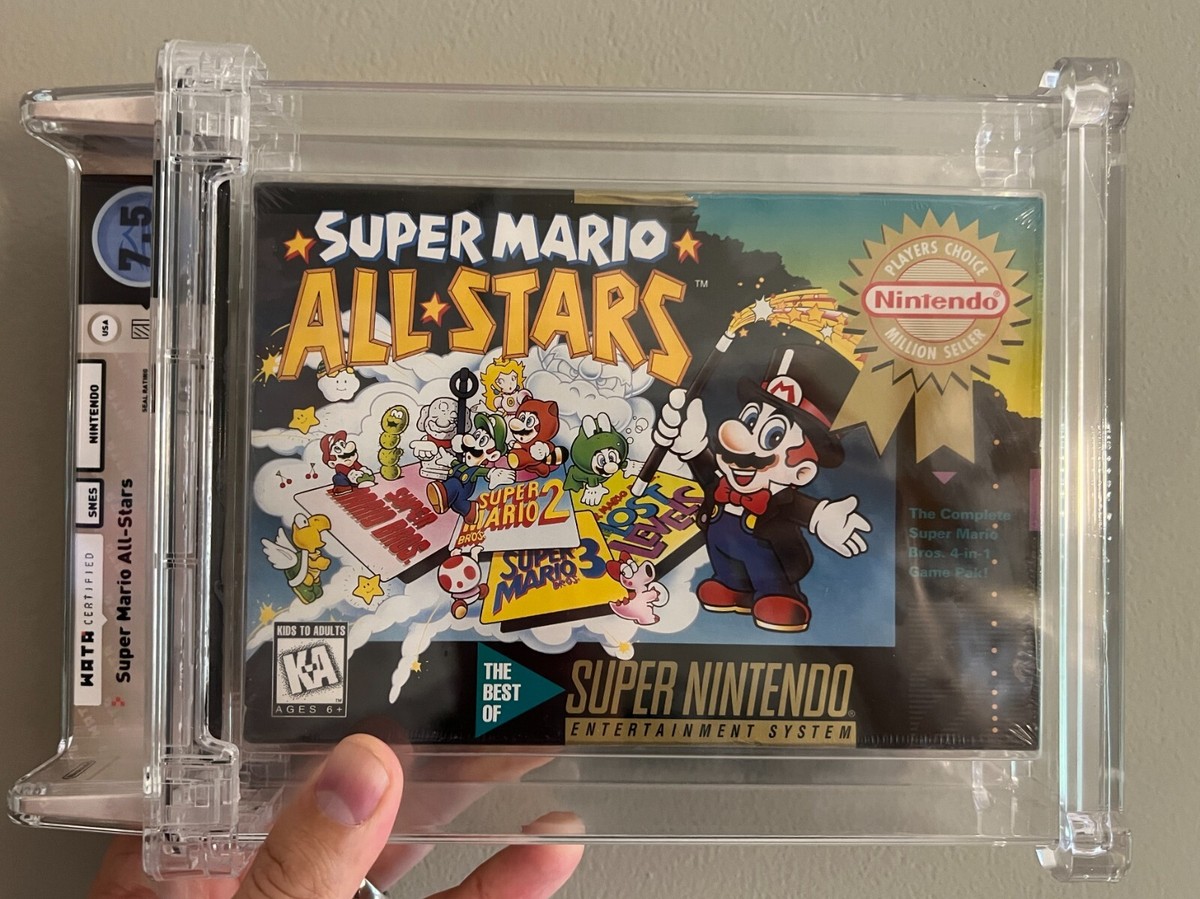 スーパーファミコン - SFC★SUPER MARIO ALL STARS SNES 海外版 Super Mario All-Stars（スーパーマリオコレクション）【中古