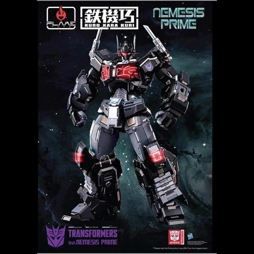 Transformers Nemesis Prime Flame Toys Optimus Kuro Kara Kuri