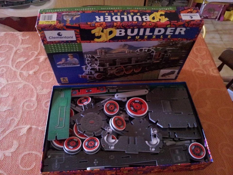CLEMENTONI 3D BUILDER PUZZLE TRENO CLEMENTONI VINTAGE - Immagine 4 di 4