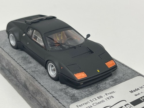 1/43 Tecnomodel Ferrari 512 BB Corsa Clienti from 1978 in Matte Black 01/10 - Picture 7 of 11