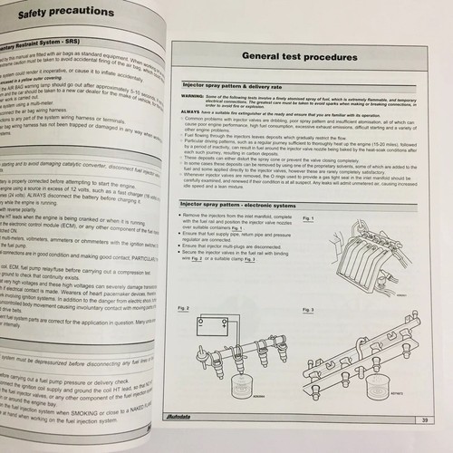 Vtg Autodata Engine Management Systems Asian 2 Service Repair Manual 1989 - 90 - Picture 8 of 11