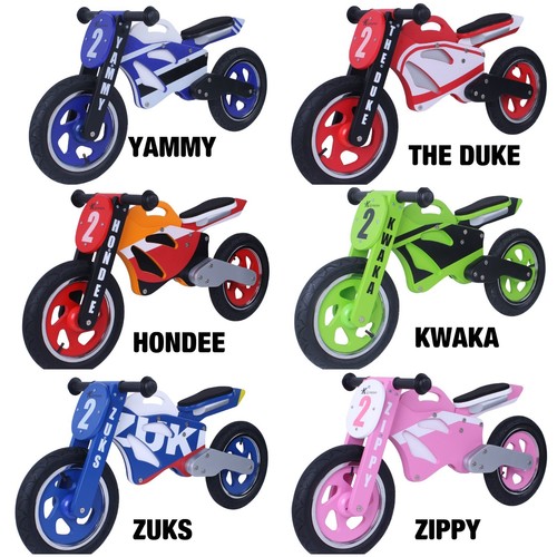 Balance Bikes - Wooden Motorbike | eBay
