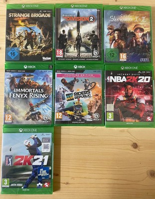 Microsofot Xbox One Games NEU Shenmue I & II Fenix Rising The Division 2 etc