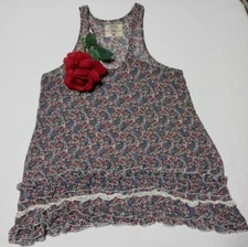 D.O.C. By DISCOVERY CLOTHING Women's floral Lace Casual Tank Dress Size S