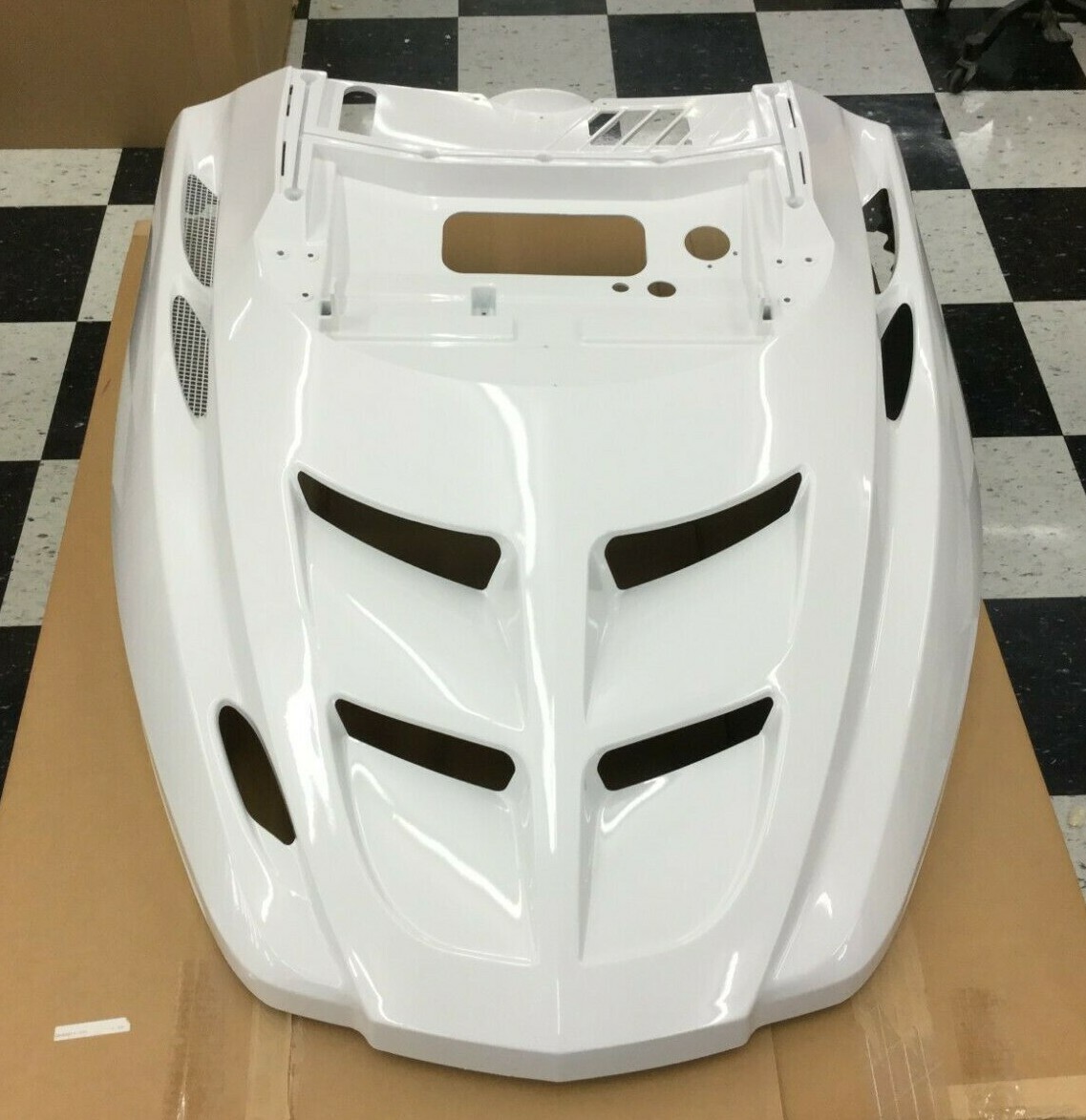 Polaris Hood Assembly Fairing White OEM 2632014-241 1999-2000