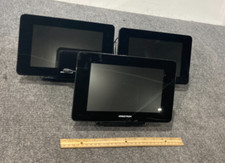 Lot of 3 Crestron TST-902 Wireless Touch Screen w/ Stand and Adapters