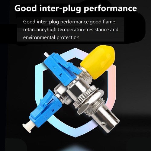 LC Male To ST Female Hybrid Fiber Optic Converter Adapter Single Mode Coupler y - Afbeelding 10 van 13