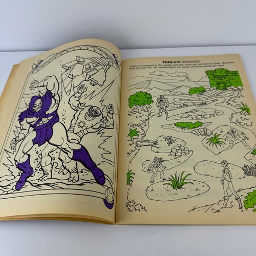 Vintage 1983 MOTU Masters of the Universe Color and Activity Book - Picture 8 of 13
