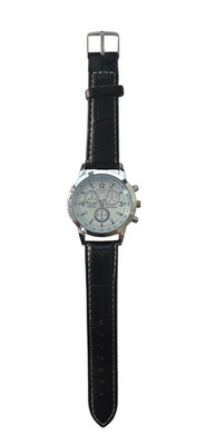 YAZOLE Quarzuhr Männer Herren Uhr schwarz Armband Silber Leder Anzug Business