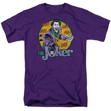 The Joker Ha! Ho! Batman DC Comics Licensed Adult T-Shirt