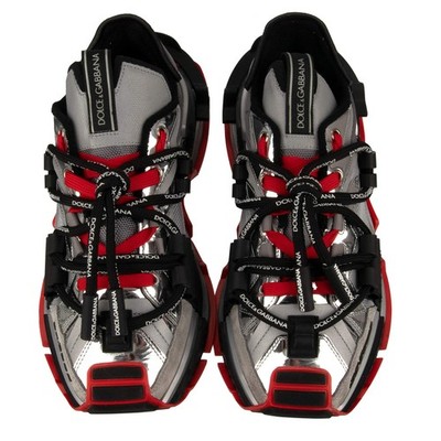 DOLCE & GABBANA DG 5862 Logo Men Low-Top Sneaker Shoes SPACE