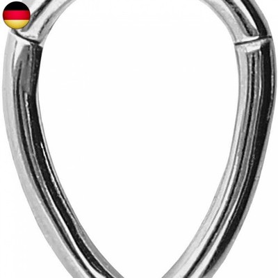 PIERCINGLINE Chirurgenstahl Clicker | Tropfen | Piercing für Septum Tragus 