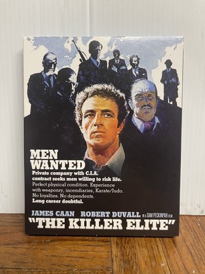 The Killer Elite (1975) Blu-ray w/OOP Slipcover Scorpion James Caan Duvall
