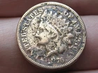 1876 Indian Head One Cent Penny- VG/Fine Details
