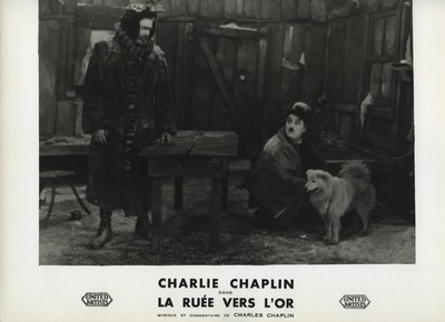 Charlie Chaplin Goldrausch französisches Werbefoto um 1920 #1
