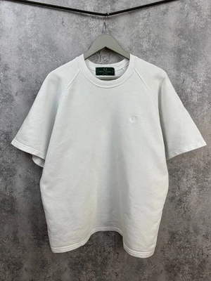 T-shirt Fred Perry Sportswear blanc vintage rétro en coton décontracté taille S - Photo 1/4