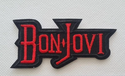 BON JOVI HEAVY METAL, POP, ARENA ROCK 1983 Embroidered Iron/ SEW/ GlueOn PATCH