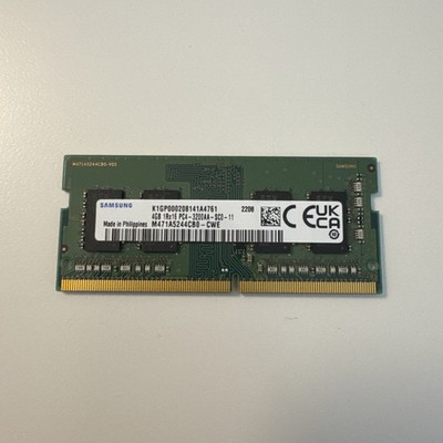 Samsung 4GB PC4-3200AA DDR4 1Rx16 SoDimm Memory RAM M471A5244CB0-CWE