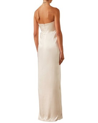 knee length dresses for ladies La Lune Strapless Column Maxi Dress main image 1