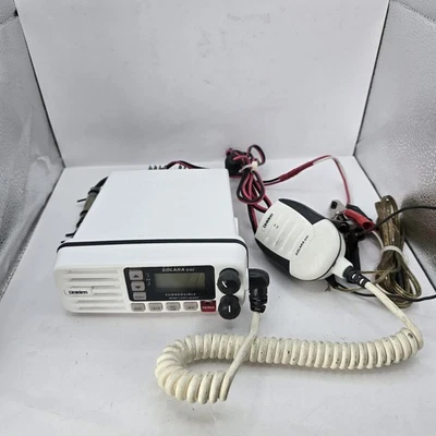 Uniden Solara DSC VHF Seefunk Tauchscan Wetterwarnung weiß getestet - Bild 1 von 4