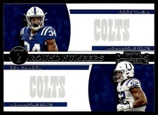 2019 Panini Contenders Round Numbers Ben Banogu/Rock Ya-Sin Rookie Indianapolis