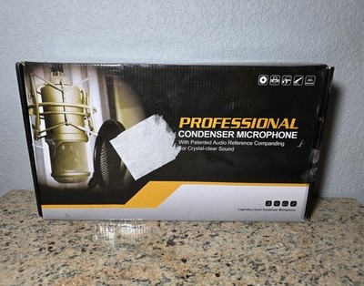 Professional Condenser Microphone Black Bundle One Pack  ALPOWL BM800TZ