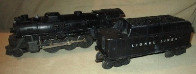 Lionel Lines Postwar 2026 Working Steam Engine 2-6-4 w/ Tender Read Desc.