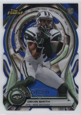 2015 Topps Finest Atomic Rookie Die-Cuts Blue Refractor /299 Devin Smith RC im0