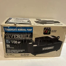 Everbilt T3521A condensate removal pump 1/30HP 96GPH,Max 20ft. vertical lift-Ope