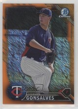 2016 Bowman Chrome Prospects Orange Shimmer Refractor Stephen Gonsalves j2c