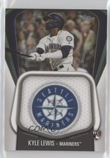 2020 Topps Jumbo Jersey Sleeve Patch Kyle Lewis #JJSP-KL Jumbo Patch 3b3
